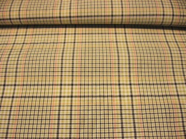 Stretch Stoff Hosenstoff Kariert Grün Tartan Sommer 848