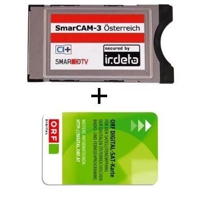 Original Smarcam 3 CI+ Irdeto Modul inkl. neuester ORF Karte