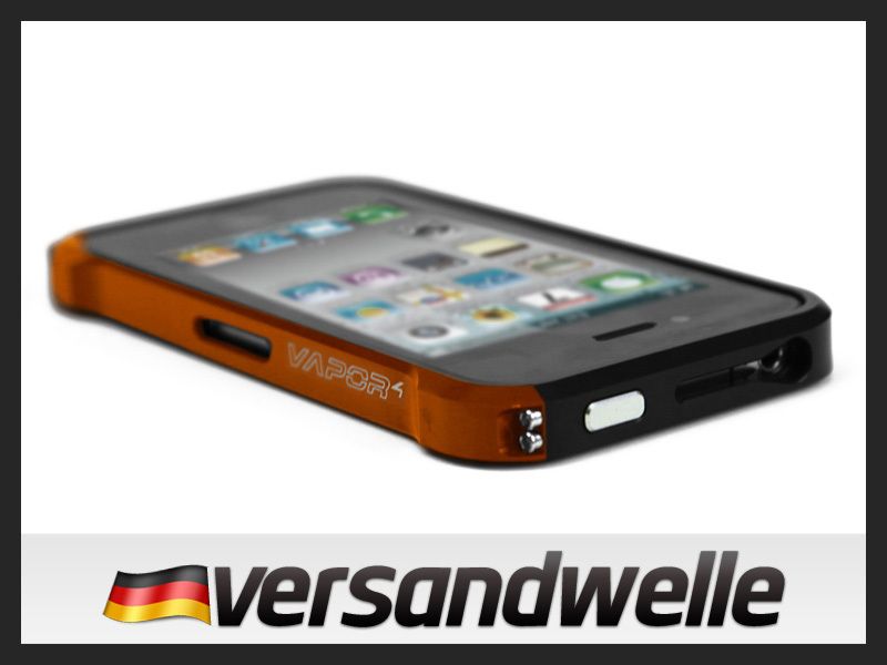 iPhone 4 4G 4S Alu Bumper Schutzhülle Hard Case Blade Sword Vapor