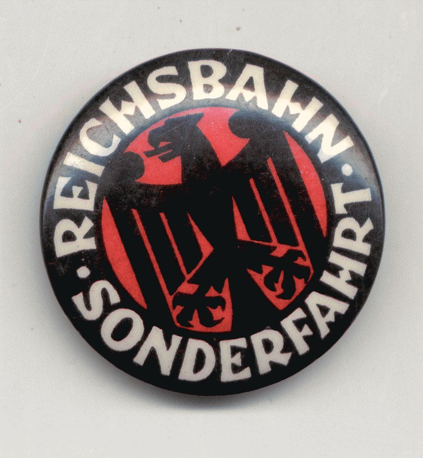 Abzeichen Reichsbahn Sonderfahrt so 1924 1934 benutzt (877)