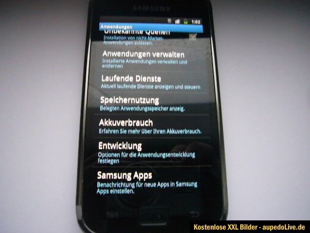 tolles Handy Samsung Galaxy S Plus GT I9001 schwar 8 GB OVP wie neu