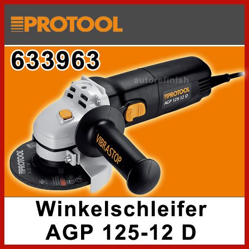 PROTOOL Winkelschleifer Trennschleifer AGP 125 12 D Ø125mm mit