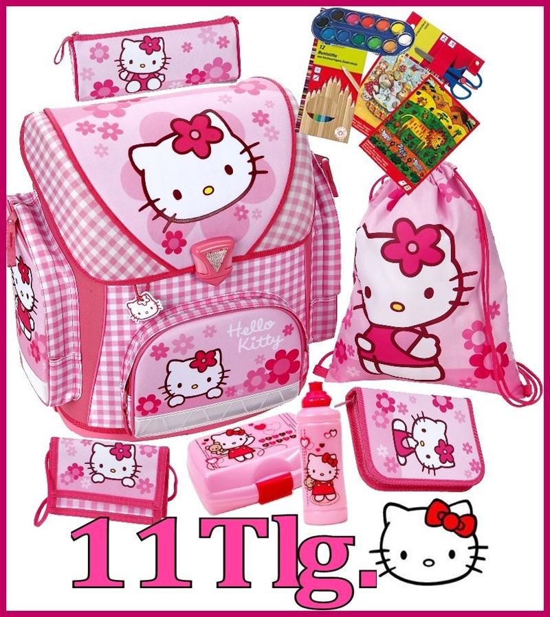 Schulranzen Undercover 11Tlg. Disney Hello Kitty Scooli Rucksack