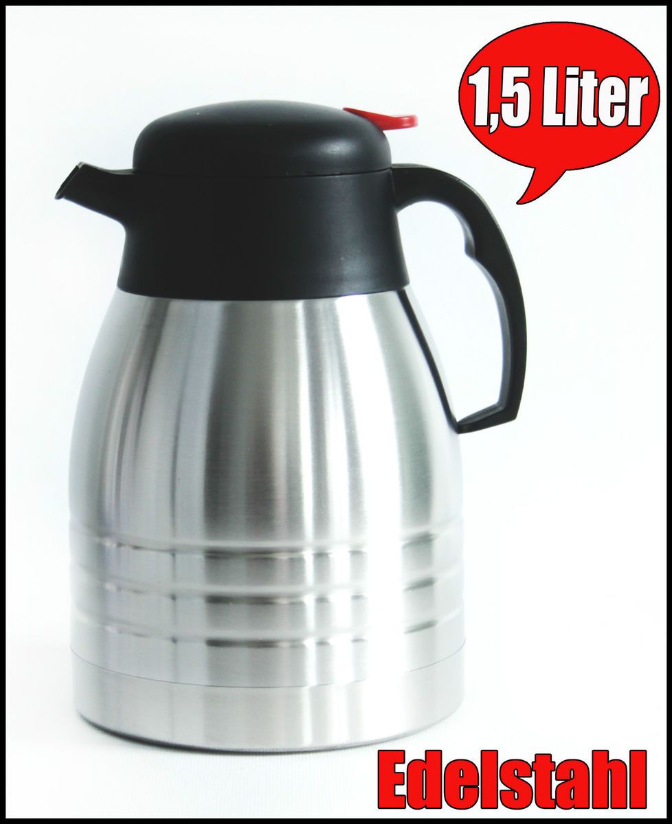 Edelstahl Kaffee Thermoskanne Isolierkanne Thermokanne Kaffeekanne 1