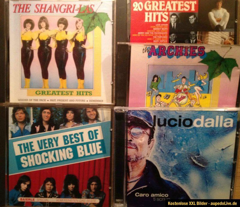 CDs Lucio Dalla   Archies   Shocking Blue   The Shangri Las   20