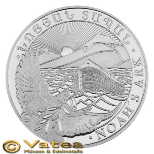 Armenien 1000 Dram Arche Noah 2012 5 Unzen Oz Silber