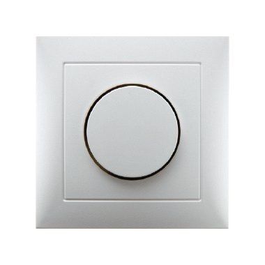 Vollplatte für Drehdimmer polarweiß glänzend S.1 Berker 11308989