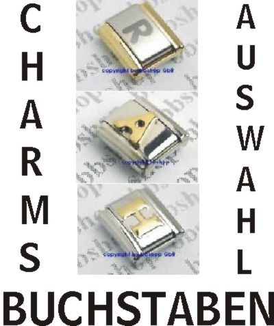 BUCHSTABE ITALIAN CHARM  FARBWAHL  ITALIAN CHARM