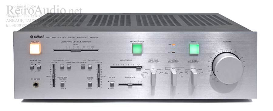 Yamaha A 960 Amplifier