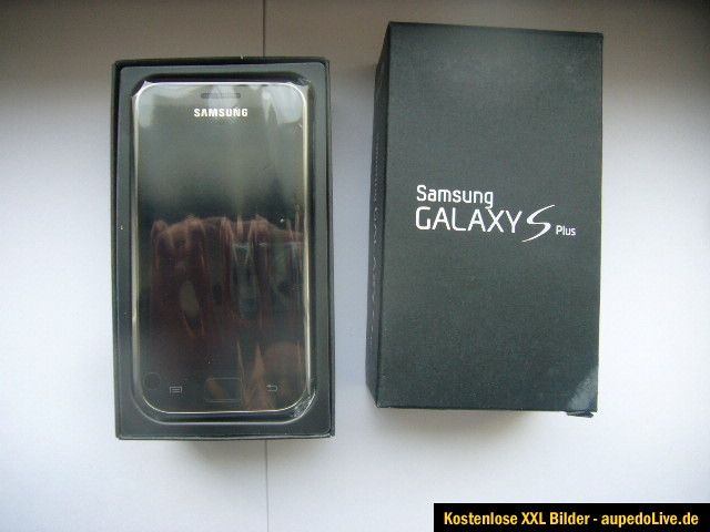 tolles Handy wie neu Samsung Galaxy S Plus GT I9001 8 GB   schwarz