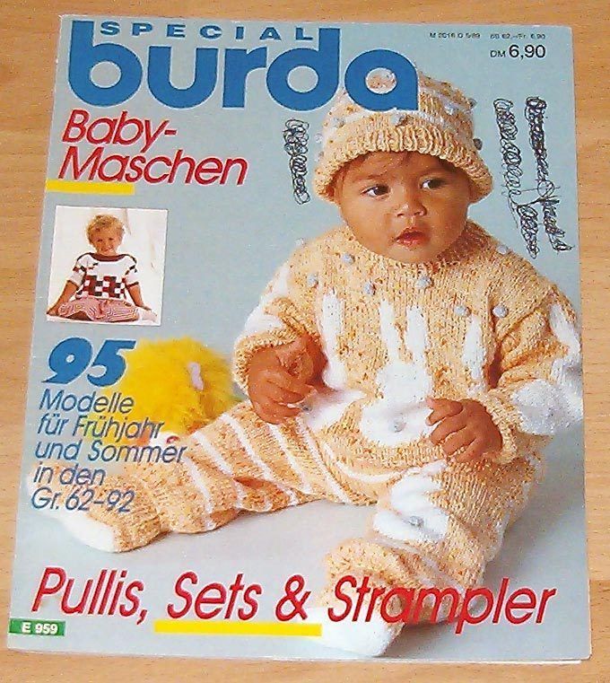 Burda Baby Maschen Frühjahr/ Sommer 1989 E959