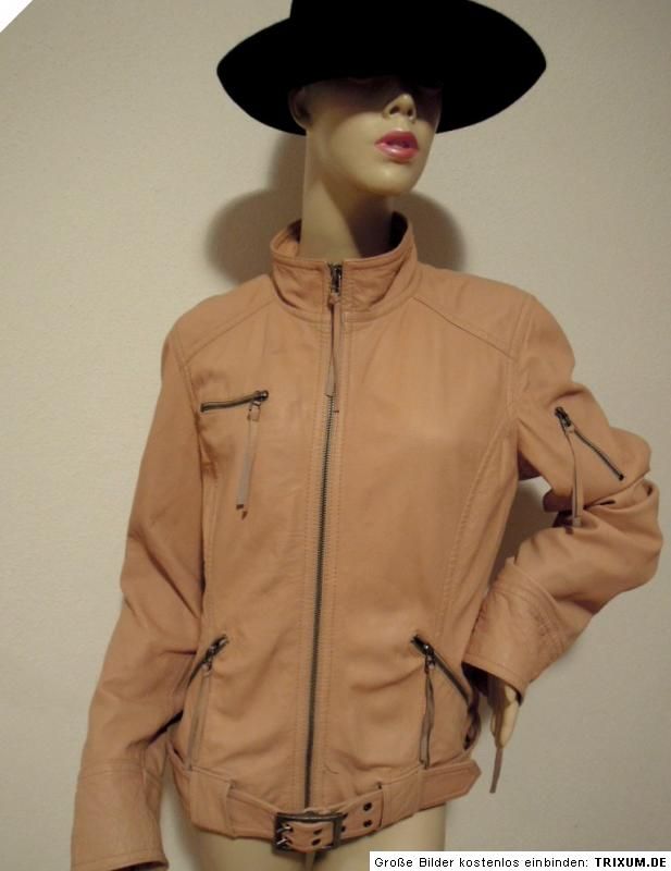 ESPRIT Lederjacke beige cognac *42* TOPaktuell (229,00)