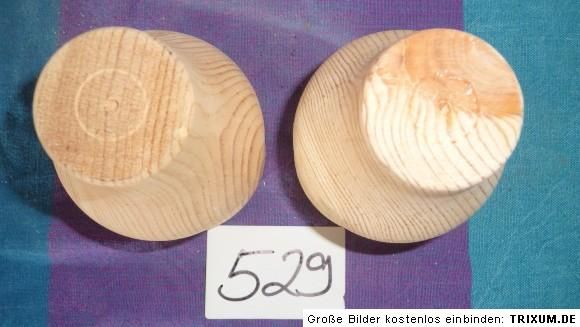 Nr. 529 Möbelkugeln Möbelfüße Holzkugeln Kugeln Holz 2x