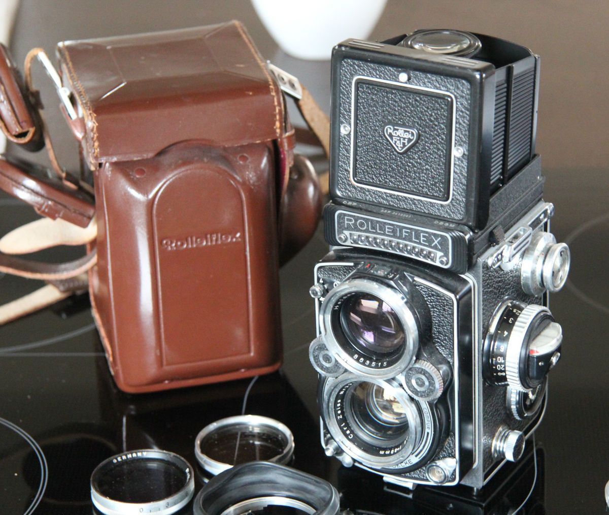 Rolleiflex 2,8F mit Carl Zeiss Planar, in Topzustand, mit Zubehör und