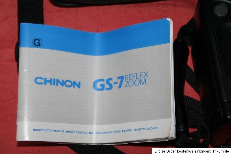 Chinon GS 7 Reflex Zoom Kamera 80th + Tasche + Manual