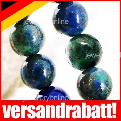 8mm Kugel Chrysokoll Lapislazuli Perlen Strang Basteln TOP