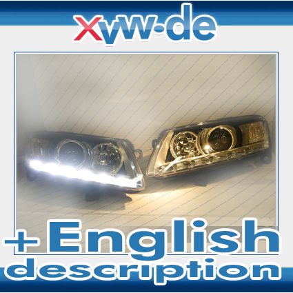 Bi Xenon★Scheinwerfer★Audi A6 C6/4F★LED TFL★KURVENLICHT