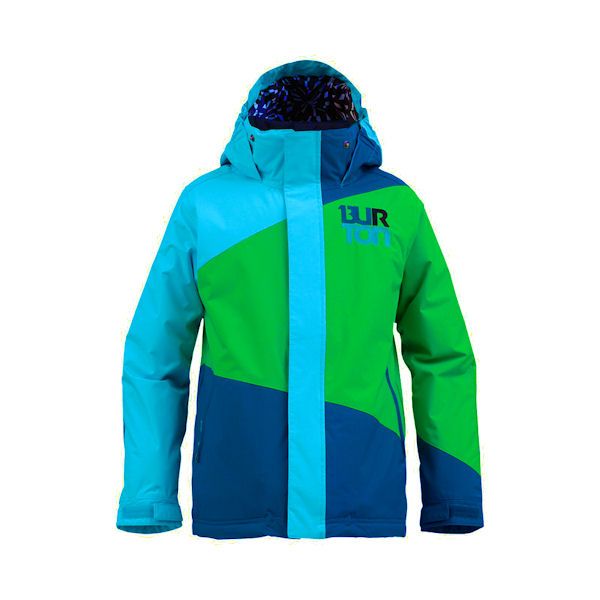 Burton Boys Skijacke Snowboardjacke Symbol Jacket grün blau snooker