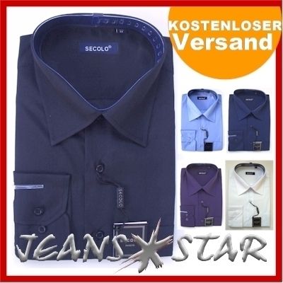 Herren Oberhemd★ Kragenweite 40 46 Langarm ★Hemden★Herrenhemd