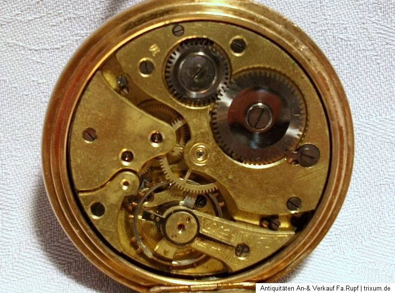 Uralt Vergoldete Herren Taschenuhr Uhr MGBM GBMM Geneve um 1920